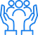 Blue intricate, symmetrical design resembling two stylized birds facing inward with decorative patterns.