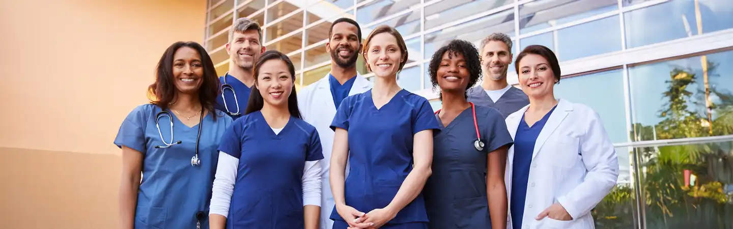 A group of nursing students.
