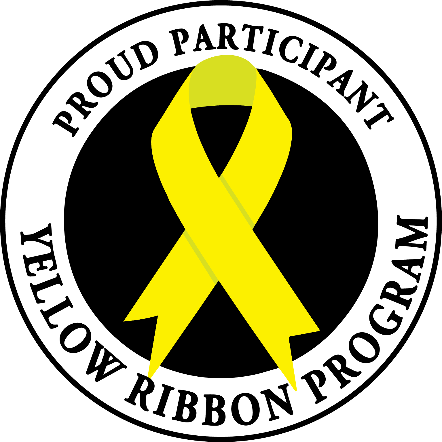 Yellow Ribbon Program Proud Participant Badge